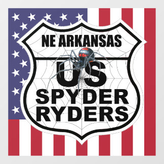Vinilos Para Cristales Capítulo del NE de Arkansas - Bandera y logotipo d