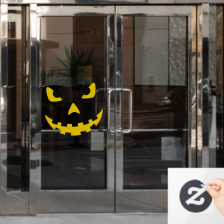Vinilos Para Cristales Cara atractiva de Jack-o-lantern