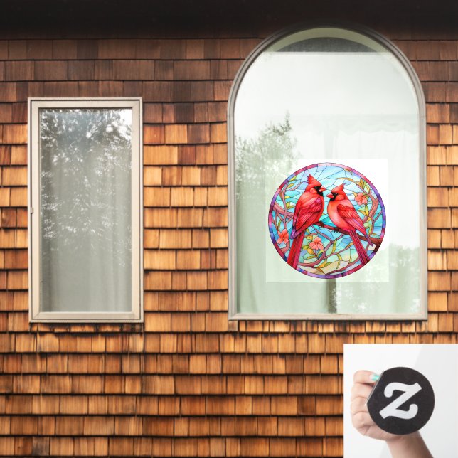 Vinilos Para Cristales Cardenales de bonito (Ventana de inicio)