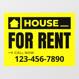 Vinilos Para Cristales Casa Negra Amarilla personalizar Para Alquilar Bie