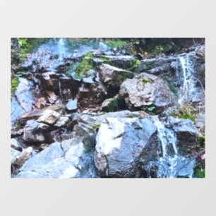 Vinilos Para Cristales Cascada Escénica de Montaña - Naturaleza Salvaje R