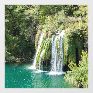 Vinilos Para Cristales Cascadas en el Parque Nacional Plitvice - Croacia