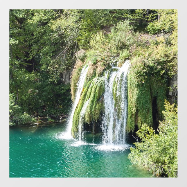 Vinilos Para Cristales Cascadas en el Parque Nacional Plitvice - Croacia (Hoja)