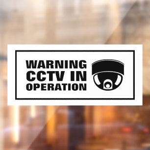 Vinilos Para Cristales CCTV en Operación