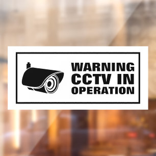 Vinilos Para Cristales CCTV en Operación