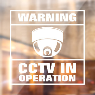 Vinilos Para Cristales CCTV en Operación