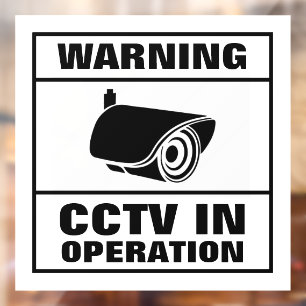 Vinilos Para Cristales CCTV en Operación