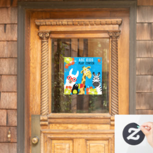 Vinilos Para Cristales Centro de juegos Safari Selva Animal