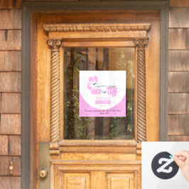 Vinilos Para Cristales Cera con la destilación de la ventana del Tif