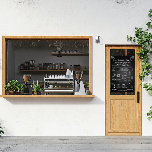 Vinilos Para Cristales Chalkboard de precio del menú del café genérico pe (Subido por el creador)