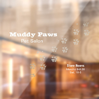 Vinilos Para Cristales Chalkboard Dog Grooming Services