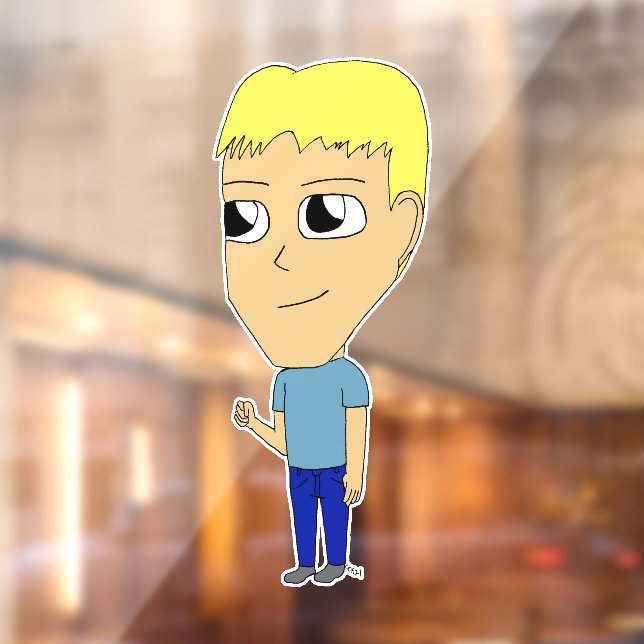 Vinilos Para Cristales chibi (Hoja 2)