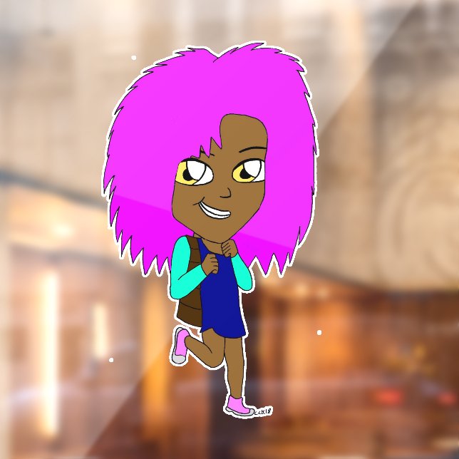 Vinilos Para Cristales chibi (Hoja 2)