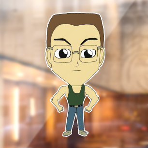 Vinilos Para Cristales chibi