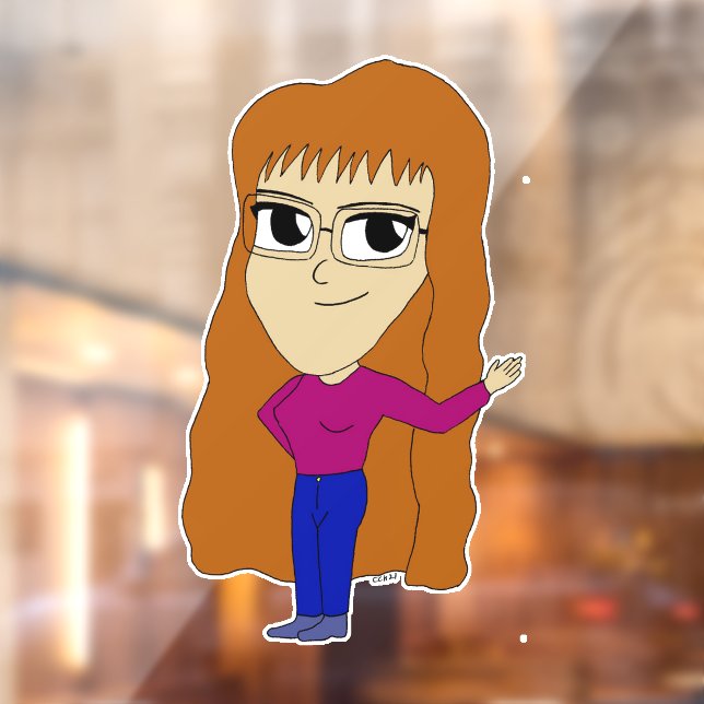 Vinilos Para Cristales chibi (Hoja 2)