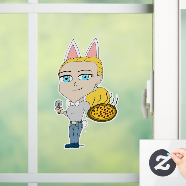 Vinilos Para Cristales chibi (Hogar)