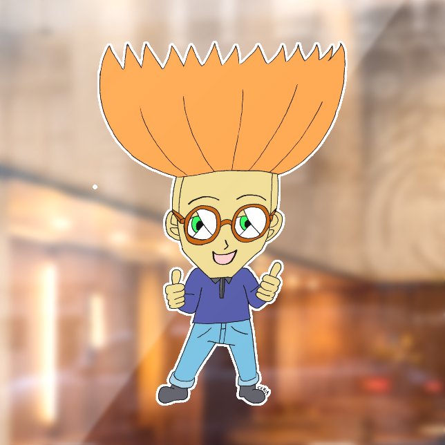 Vinilos Para Cristales chibi (Hoja 2)