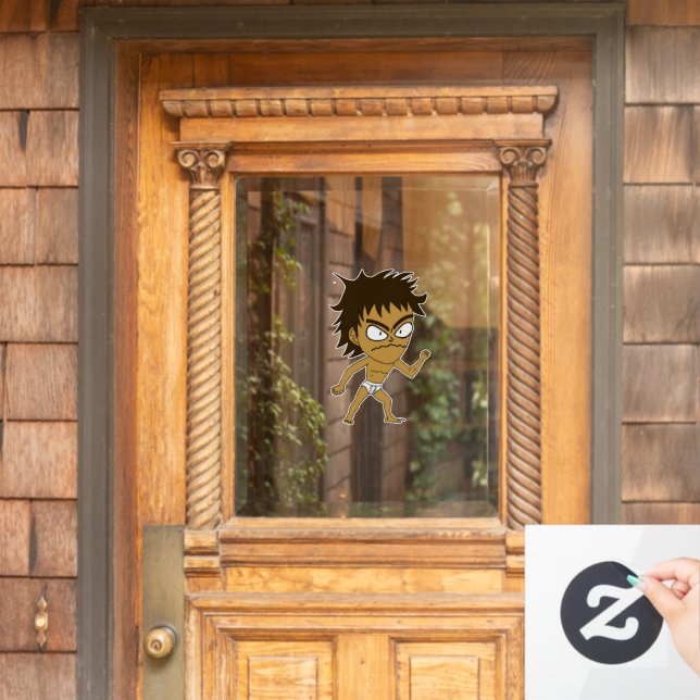 Vinilos Para Cristales chibi (Puerta de casa)