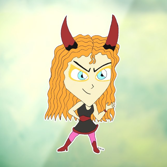 Vinilos Para Cristales chibi (Hoja 3)