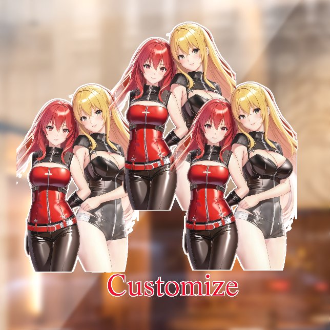 Vinilos Para Cristales Chicas Cuadros Anime Thunder_Cove (Hoja 2)