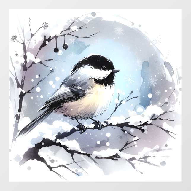 Vinilos Para Cristales Chickadee Window Cling (Hoja)