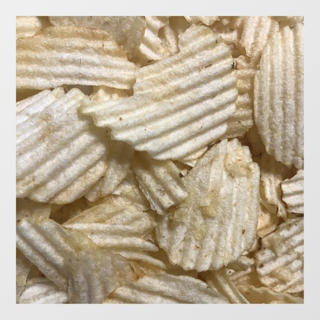 Vinilos Para Cristales Chips de papa (Hoja)