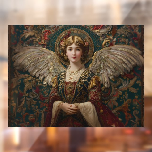 Vinilos Para Cristales Christmas Angel (Hoja 2)