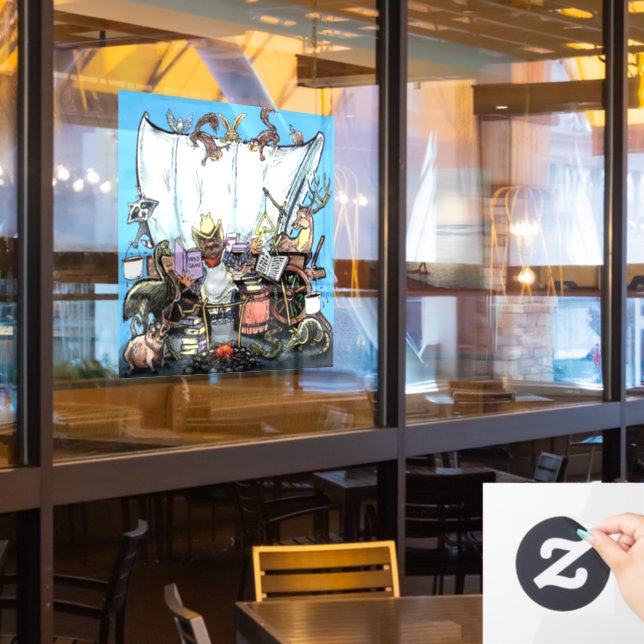 Vinilos Para Cristales chuckwagon (ventana del restaurante)