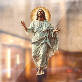 Vinilos Para Cristales Church Jesus Christ Religious Art