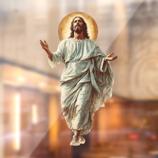 Vinilos Para Cristales Church Jesus Christ Religious Art (Hoja 2)