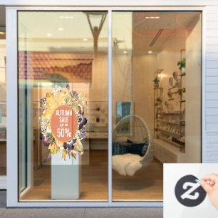 Vinilos Para Cristales Cierre de la ventana de señalización de la venta