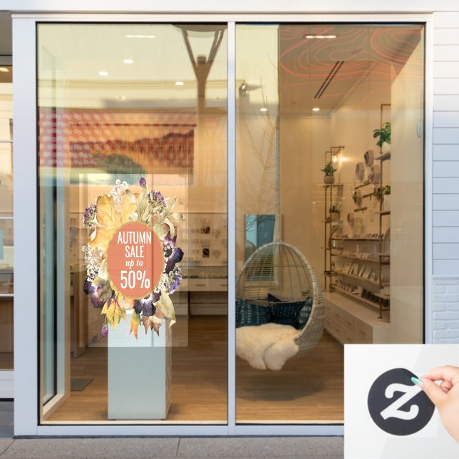 Vinilos Para Cristales Cierre de la ventana de señalización de la venta d (Ventana de la tienda)