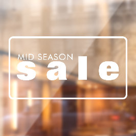 Vinilos Para Cristales Cierre de ventana de venta minorista