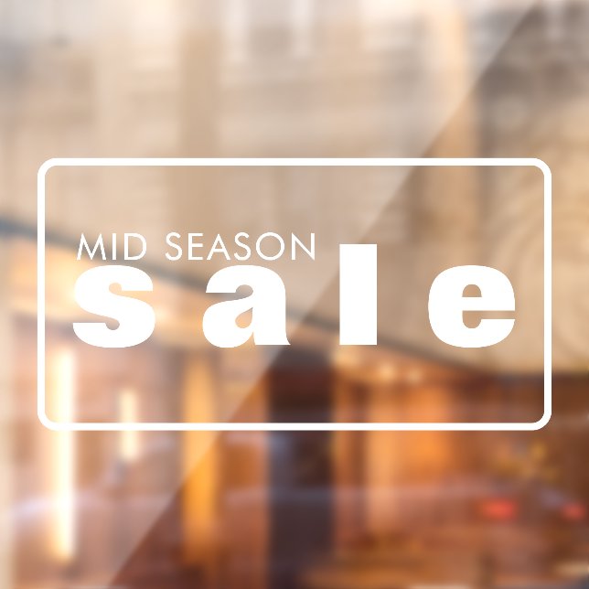 Vinilos Para Cristales Cierre de ventana de venta minorista (Hoja 2)