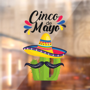 Vinilos Para Cristales Cinco de Mayo