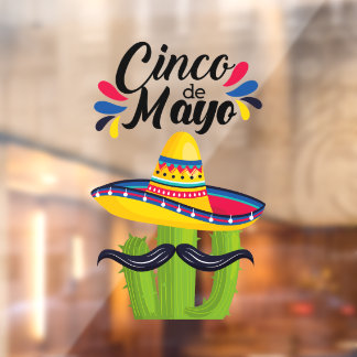 Vinilos Para Cristales Cinco de Mayo
