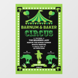 Vinilos Para Cristales Circo inspirado en las cosechas originales