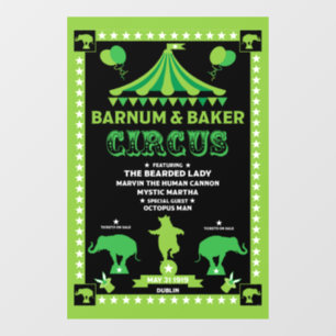 Vinilos Para Cristales Circo inspirado en las cosechas originales