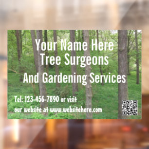 Vinilos Para Cristales Cirujanos de árbol / Personalizable de servicios d