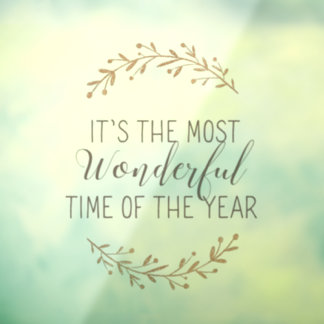 Vinilos Para Cristales claje de ventana de navidades