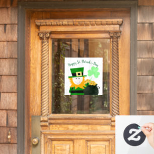 Vinilos Para Cristales Clásico día de San Patricio 