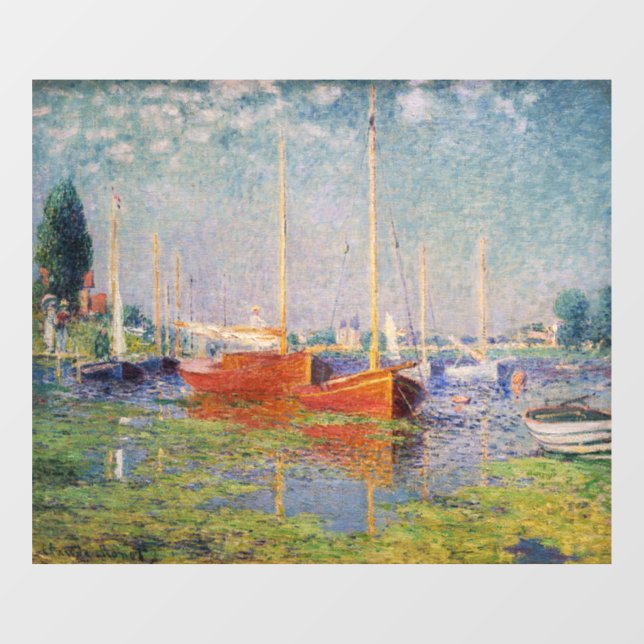 Vinilos Para Cristales Claude Monet - Argenteuil (Hoja)