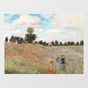 Vinilos Para Cristales Claude Monet - Campo de amapola