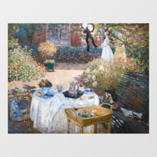 Vinilos Para Cristales Claude Monet - El almuerzo