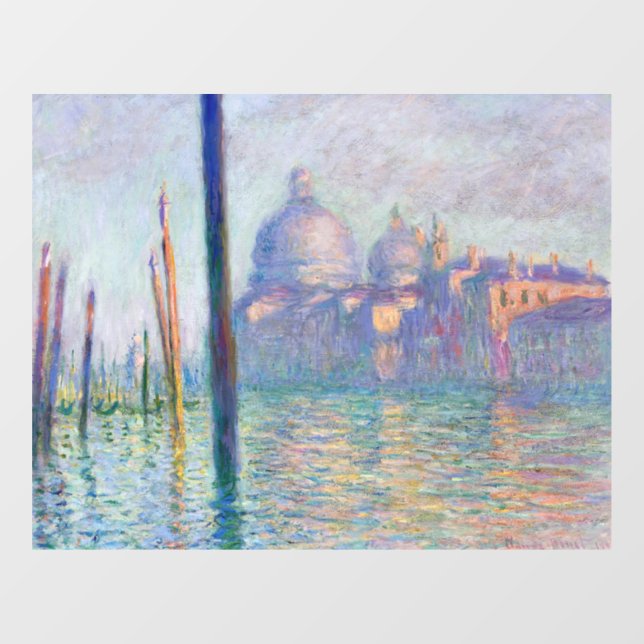 Vinilos Para Cristales Claude Monet - Gran Canal, Venecia (Hoja)