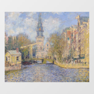 Vinilos Para Cristales Claude Monet - Molinos de viento cerca de Zaandam
