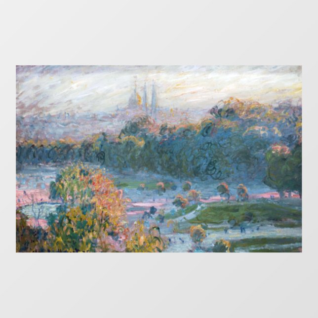 Vinilos Para Cristales Claude Monet - Vista de las Tullerías, estudio (Hoja)