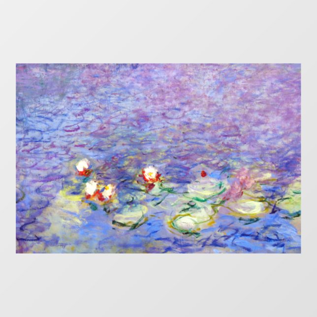 Vinilos Para Cristales Claude Monet - Water Lilies (Hoja)