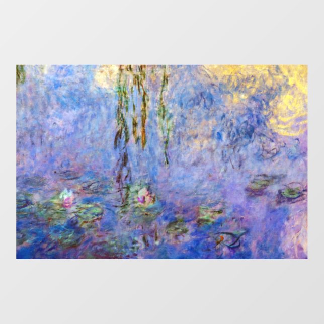 Vinilos Para Cristales Claude Monet - Water Lilies (Hoja)