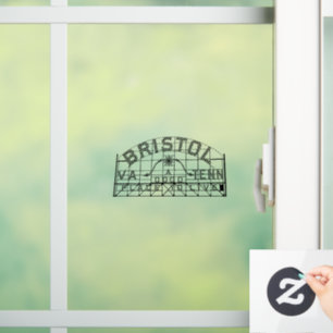 Vinilos Para Cristales Clic de la ventana de señalización del lema de Bri